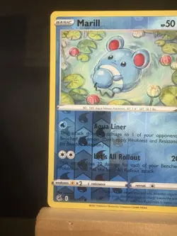 MARILL - 58/264 Fusion Strike NM - Reverse Holo Common - Pokemon TCG Card - Image 2