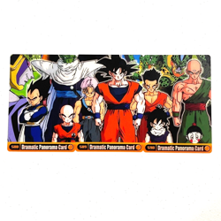 S0387 Z Warriors vs Cell Dragon Ball x Morinaga Wafer Cards 588 589 590 Vegeta - Image 1