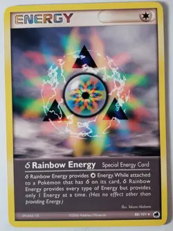 Rainbow Energy 88/101 LP - EX Dragon Frontiers Pokemon Card - $2 Combined Ship - Image 1