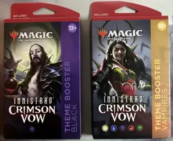 MTG / INNISTRAD: CRIMSON VOW THEME BOOSTERS (BLACK & VAMPIRE) / UNOPENED - Image 1