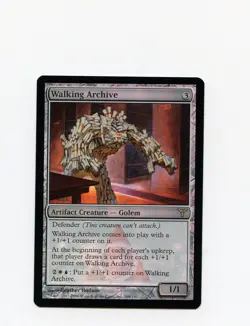 Walking Archive Dissession FOIL LP tiny light crease Magic the Gathering - Image 1