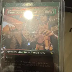 Barret, Avalanche Leader Borderless Chocobo Track Foil 472 MTG Magic - Image 4