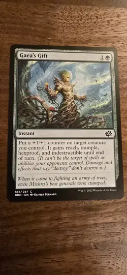 NM Gaea's Gift, MTG, The Brothers' War, Magic the Gathering, 182 - Image 1