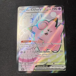 Pokemon TCG Lillie's Clefairy ex 173/159 Ultra Rare - Journey Together - NM - Image 1