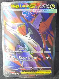 Mega Latias ex 163/132 Me01: Mega Evolution Holo Pokemon TCG NM - Image 1