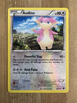 Pokemon TCG Audino BW - Emerging Powers 83/98 Reverse Holo Uncommon NM - Image 1