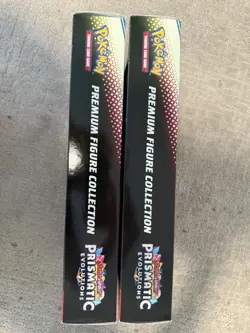POKEMON TCG Prismatic Evolutions Premium Figure Collection X2 Sealed - Image 3
