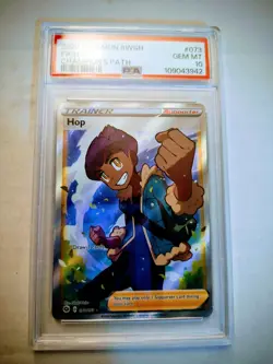 Pokemon TCG Hop Trainer Full Art PSA 10 - 073 Sword & Shield Champion's Path - Image 2