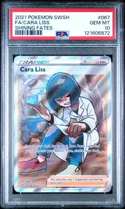 2021 Pokemon Sword & Shield Shining Fates Cara Liss Fa Shining Fates PSA 10 - Image 1