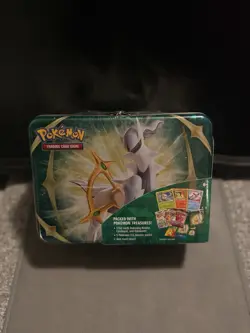 Pokemon Spring 2022 Arceus Collector's Treasure Chest Tin - Factory Sealed - Image 1
