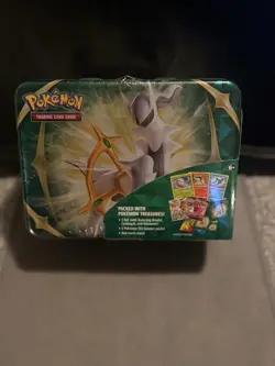 Pokemon Spring 2022 Arceus Collector's Treasure Chest Tin - Factory Sealed - Image 2