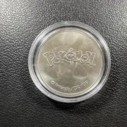 2001 Pokemon Silver LUGIA Metal Coin Vintage NINTENDO Collectible Coin - Image 2