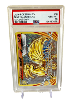 2016 Pokemon XY Ninetales Break Evolutions # 16 - PSA GEM MINT 10 - Image 1