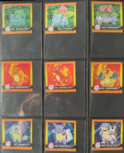 Pokemon Artbox Stickers 1999 - complete regular 150/150 set - NEAR MINT cond. - Image 3