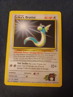 Pokemon Erika's Dratini 42/132 Gym Heroes Set LP-MP - Image 1