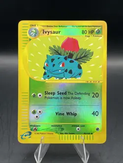 Pokemon Ivysaur 082/165 Expedition Base Set Reverse Holo HP - Image 1