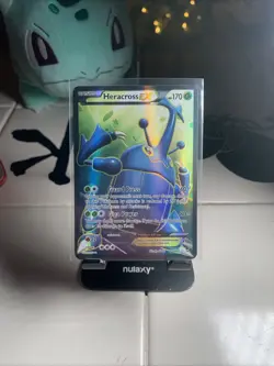 Pokemon 2014 XY Furious Fists Heracross EX 105/111 Holo Ultra Rare Full Art - Image 1