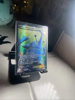 Pokemon 2014 XY Furious Fists Heracross EX 105/111 Holo Ultra Rare Full Art - Image 2