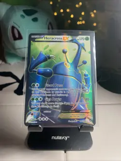 Pokemon 2014 XY Furious Fists Heracross EX 105/111 Holo Ultra Rare Full Art - Image 4