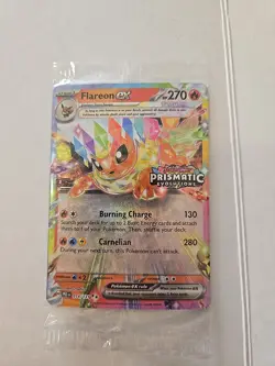 Flareon ex 014/131 Surprise Box Stamped Promo Prismatic Evolutions Sealed - Image 1