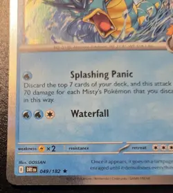 Misty's Gyarados 049/182 Holo Rare Scarlet & Violet: Destined Rivals Pokemon TCG - Image 4