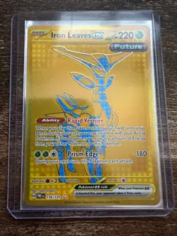 TEXTURE SHIFT ERROR: Iron Leaves EX 176/131 Pokemon SV: Prismatic Evolution - Image 1