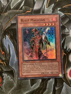 1st Edition Blast Magician FET-EN020 Super Rare Flaming Eternity YuGiOh Card NM - Image 1