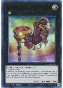 Yugioh - Number 3: Numeron Gate Trini (Ultra Rare) (1st Edition) - BLAR-EN024 P - Image 1