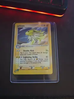 Jolteon #6/100 EX Sandstorm English Pokemon E-reader Card Holo Rare 2003 - Image 1