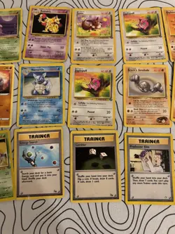 Pokemon Damaged Card Lot Mostly Vintage with Victreebel and Growlithe Holo - Image 5