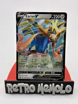 Zacian V - SWSH018 - Pokemon Sword & Shield Promo Ultra Rare Holo Card NM - Image 1