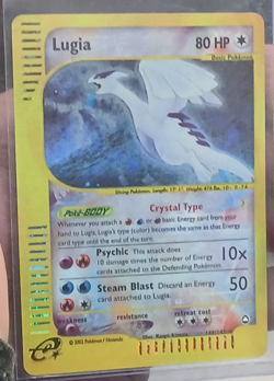 Pokemon Aquapolis Lugia Crystal Holo #149 DiY Placeholder Card NM+ - Image 3