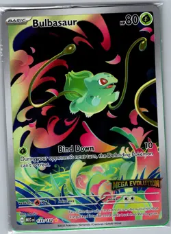 Bulbasaur - (Mega Evolution Stamped) 133/132 - Pokemon Card - Sealed - Image 1