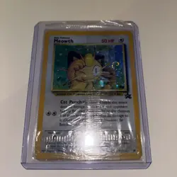 Meowth 10 Gameboy GB 2000 WOTC SEALED Promo Pokemon Card TCG - Image 2
