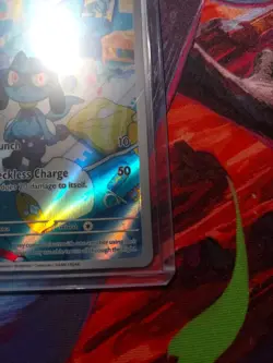 Pokemon Riolu TCG Scarlet & Violet Base Set Holo Card 215/198 Illustration Rare - Image 5