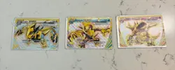 Three Gold Break Pokemon Cards - Near mint condition - Image 1