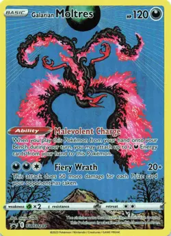 Galarian Moltres SWSH: Sword & Shield Promo Cards SWSH284 Holo NM - Image 1