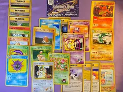 Japanese Base Set - Gym Heroes Challenge - E series Pokemon Card Lot 1999 WoTC - Image 1