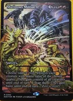Mutinous Massacre (Showcase) Edge of Eternities Foil - Image 1