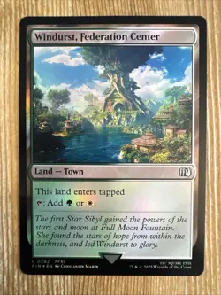 1x Windurst, Federation Center - Foil NM Eng MTG - Final Fantasy - Image 1