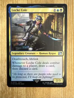 Locke Cole FOIL X1 NM Final Fantasy MTG - Image 1