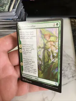 Song of Freyalise Dominaria MTG MISPRINT CRIMP - Image 1