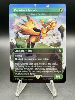 Paradise Chocobo - Birds of Paradise (Borderless) Commander: Final Fantasy Foil - Image 1