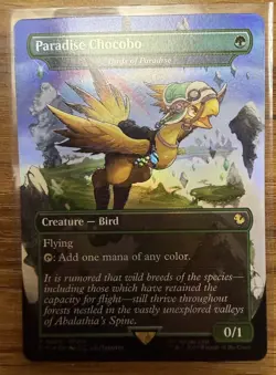 Paradise Chocobo - Birds of Paradise (Borderless) Commander: Final Fantasy Foil - Image 1