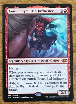 MTG Jumpstart 2022, Aunte Blyte, Bad Influence - Image 1