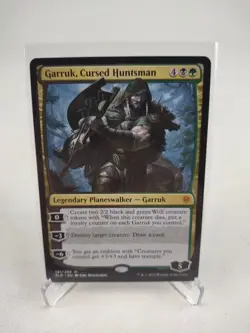 Garruk, Cursed Huntsman - Throne of Eldraine ELD Magic The Gathering MTG - NM+ - Image 1