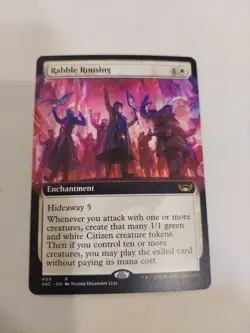 Rabble Rousing (Extended Art) Streets of New Capenna Foil - Image 1