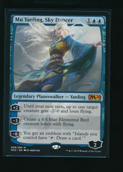 MTG Mu Yanling, Sky Dancer - Promo Pack Edition 68/280 Core Set 2020 - Image 1