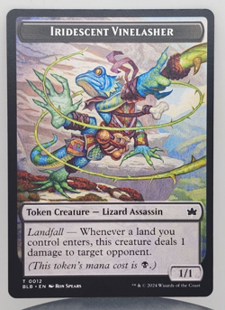 Iridescent Vinelasher Token - Bloomburrow (BLB) - Image 1