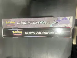 Pokemon TCG Hop's Zacian ex Box And Houndstone Ex Box Set Sealed New - Image 4